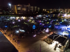 aerial night view of event 2