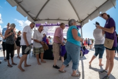 admission area at sand sculpting championships