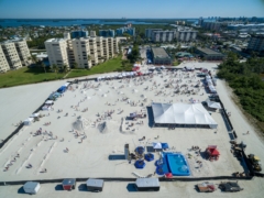 aerial view-sand sculpting location