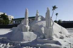 city sand sculpture